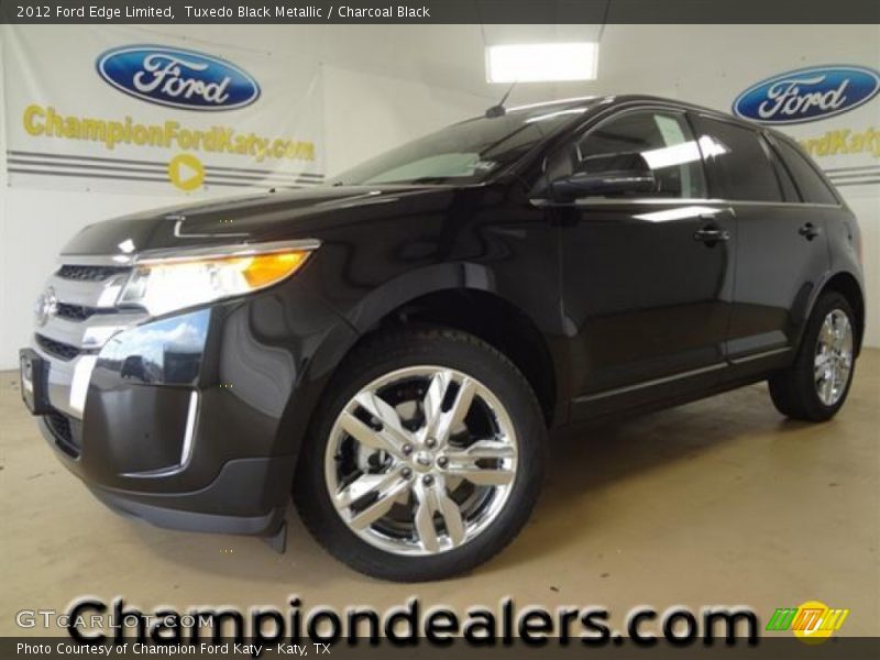 Tuxedo Black Metallic / Charcoal Black 2012 Ford Edge Limited