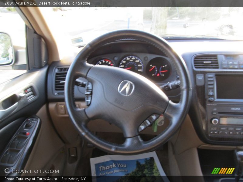Desert Rock Metallic / Saddle 2006 Acura MDX