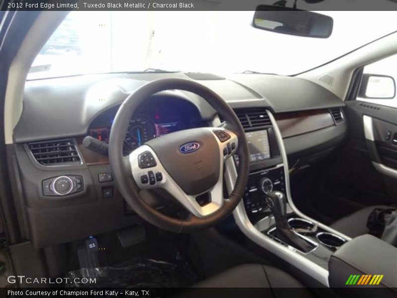 Tuxedo Black Metallic / Charcoal Black 2012 Ford Edge Limited