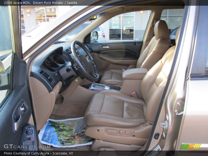 Desert Rock Metallic / Saddle 2006 Acura MDX