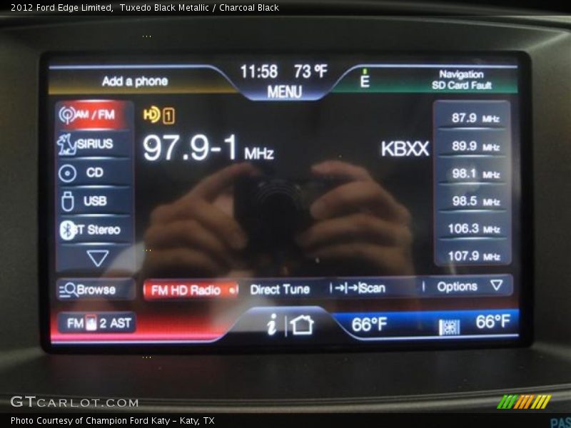 Tuxedo Black Metallic / Charcoal Black 2012 Ford Edge Limited