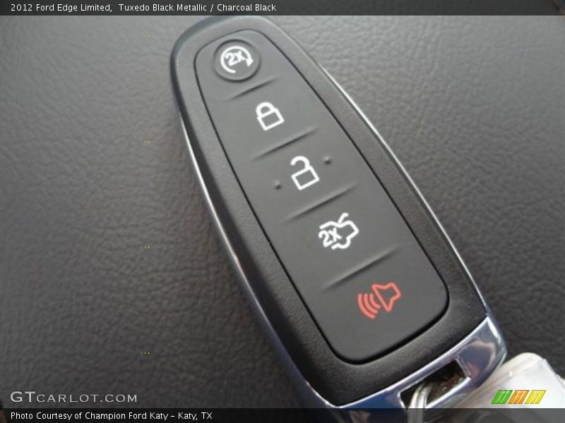 Tuxedo Black Metallic / Charcoal Black 2012 Ford Edge Limited