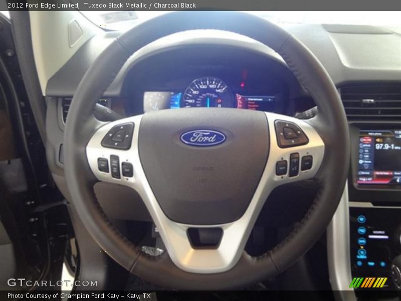 Tuxedo Black Metallic / Charcoal Black 2012 Ford Edge Limited