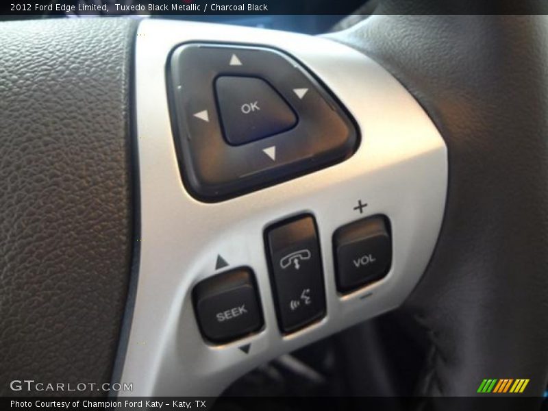 Tuxedo Black Metallic / Charcoal Black 2012 Ford Edge Limited