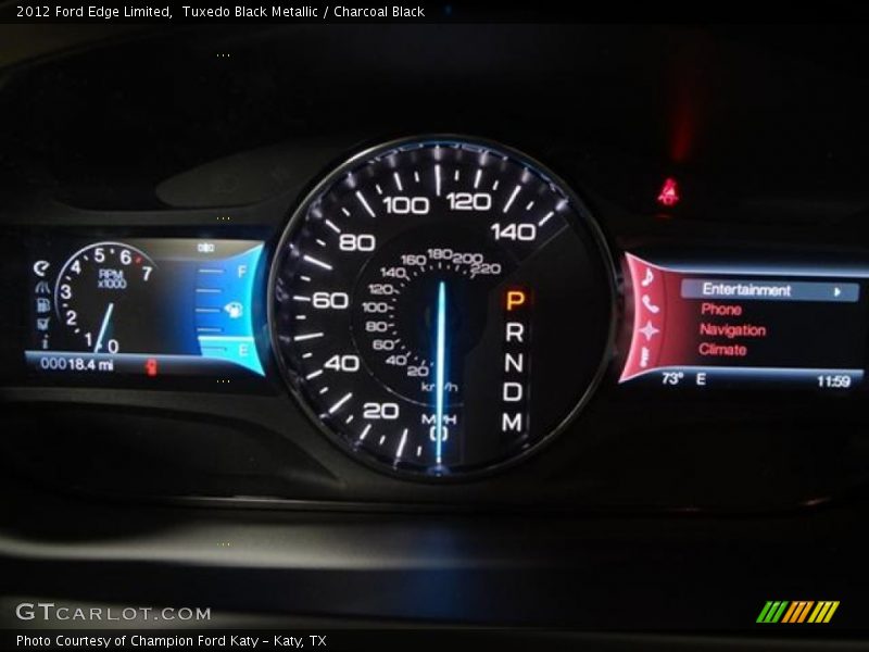 Tuxedo Black Metallic / Charcoal Black 2012 Ford Edge Limited