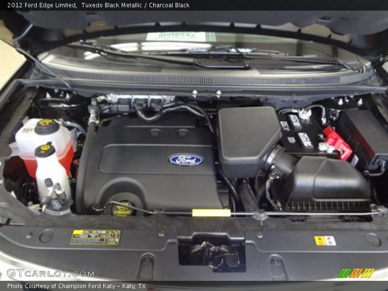 Tuxedo Black Metallic / Charcoal Black 2012 Ford Edge Limited