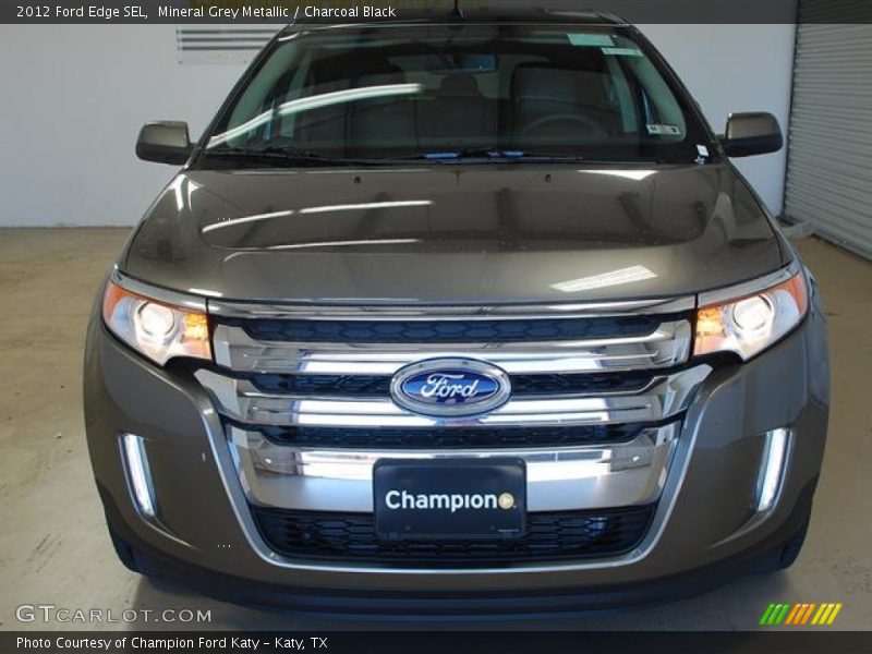 Mineral Grey Metallic / Charcoal Black 2012 Ford Edge SEL