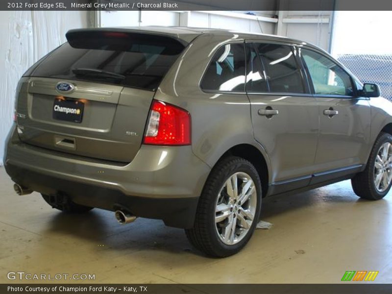 Mineral Grey Metallic / Charcoal Black 2012 Ford Edge SEL