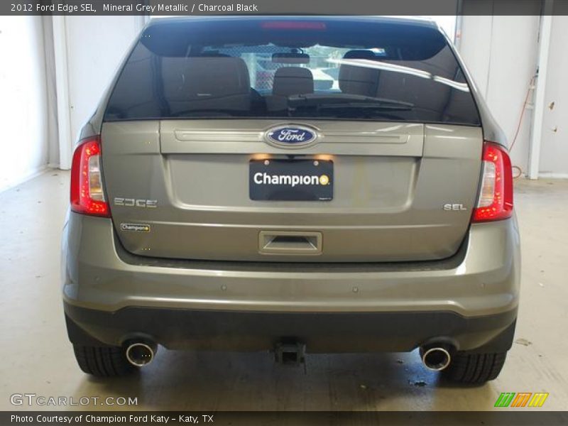 Mineral Grey Metallic / Charcoal Black 2012 Ford Edge SEL