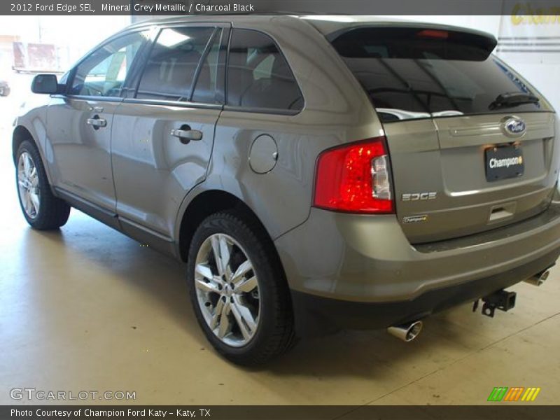 Mineral Grey Metallic / Charcoal Black 2012 Ford Edge SEL