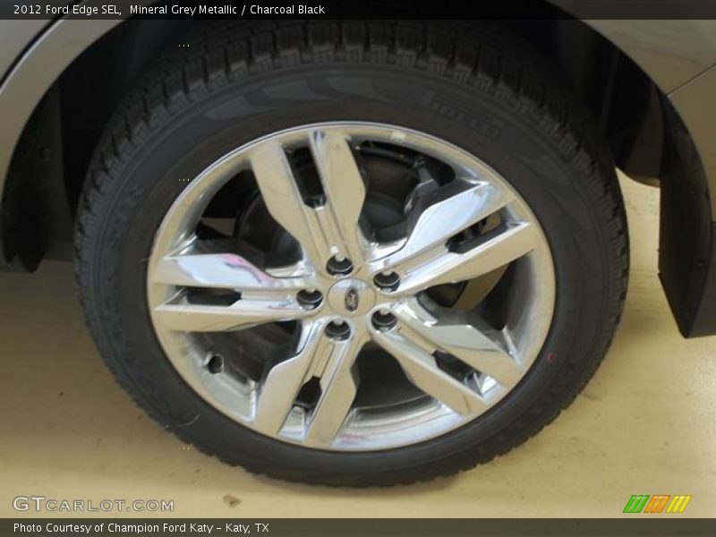 Mineral Grey Metallic / Charcoal Black 2012 Ford Edge SEL