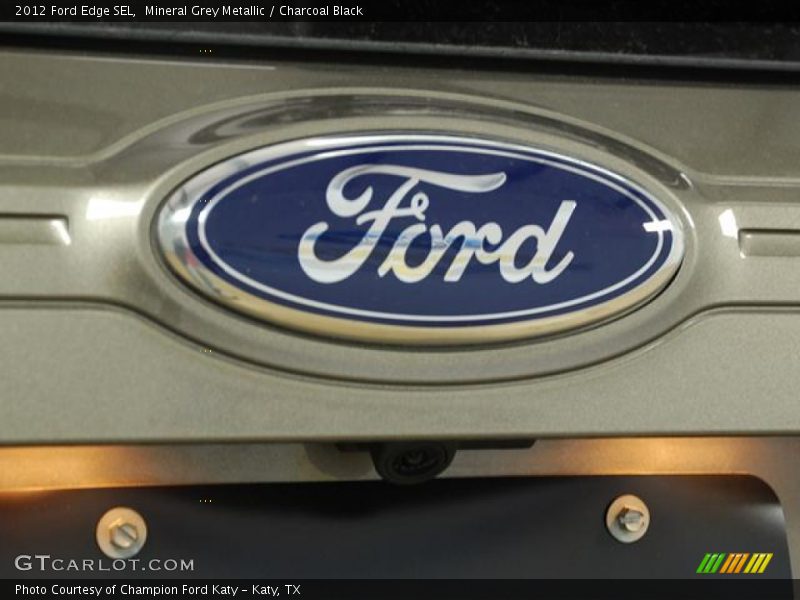 Mineral Grey Metallic / Charcoal Black 2012 Ford Edge SEL