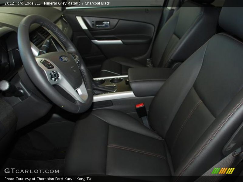Mineral Grey Metallic / Charcoal Black 2012 Ford Edge SEL