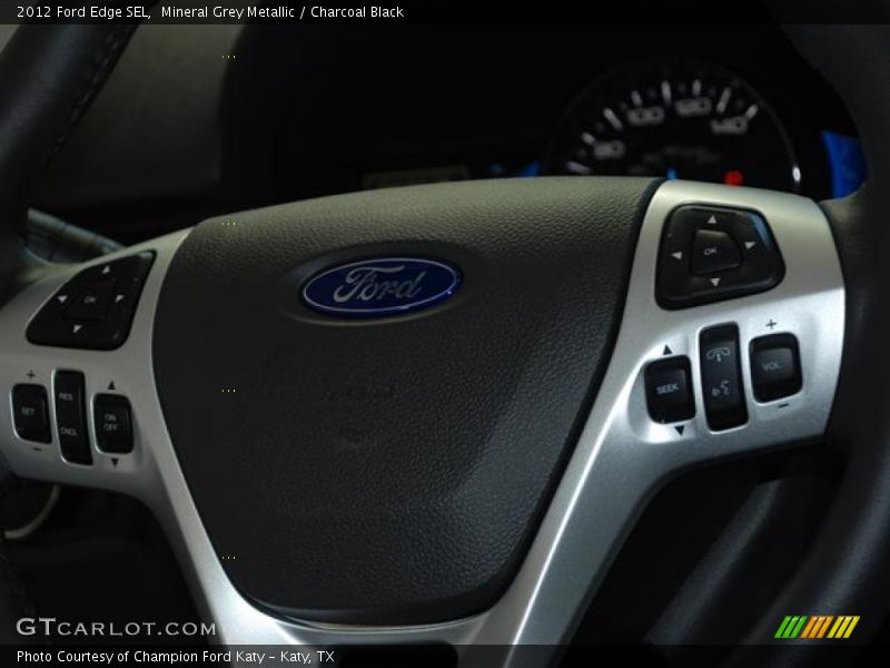 Mineral Grey Metallic / Charcoal Black 2012 Ford Edge SEL