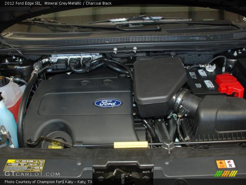 Mineral Grey Metallic / Charcoal Black 2012 Ford Edge SEL
