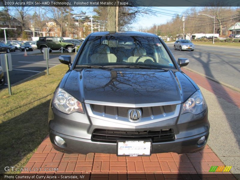 Polished Metal Metallic / Taupe 2009 Acura RDX SH-AWD Technology