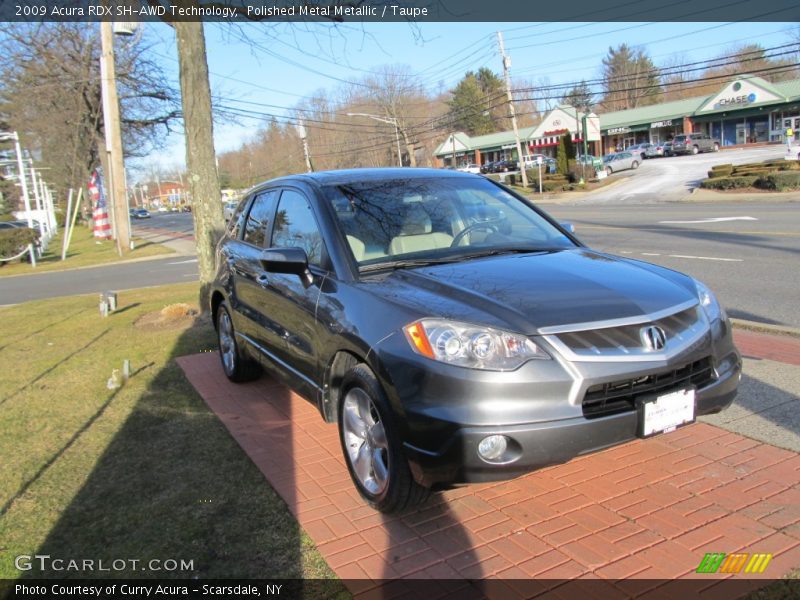 Polished Metal Metallic / Taupe 2009 Acura RDX SH-AWD Technology