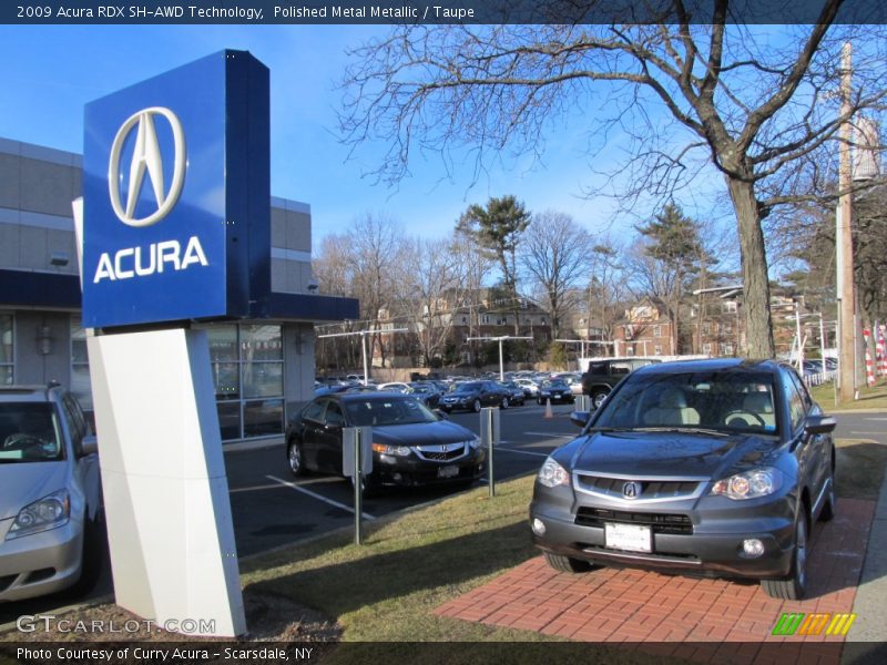 Polished Metal Metallic / Taupe 2009 Acura RDX SH-AWD Technology