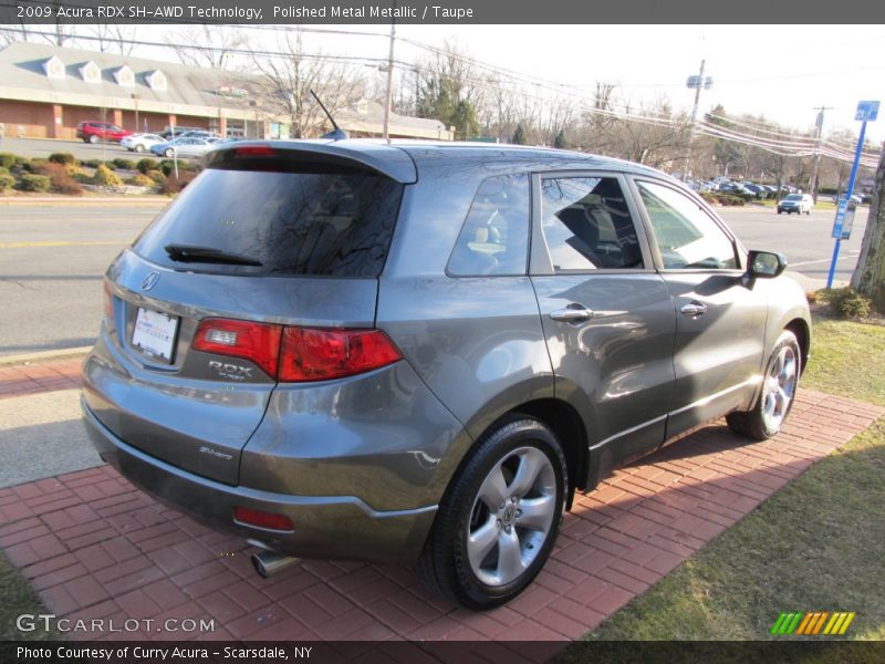 Polished Metal Metallic / Taupe 2009 Acura RDX SH-AWD Technology