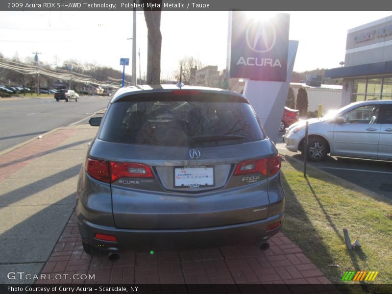 Polished Metal Metallic / Taupe 2009 Acura RDX SH-AWD Technology