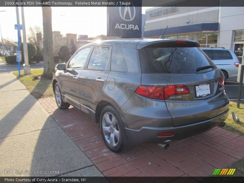 Polished Metal Metallic / Taupe 2009 Acura RDX SH-AWD Technology