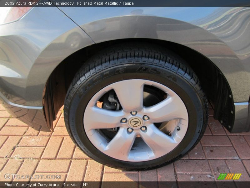 Polished Metal Metallic / Taupe 2009 Acura RDX SH-AWD Technology