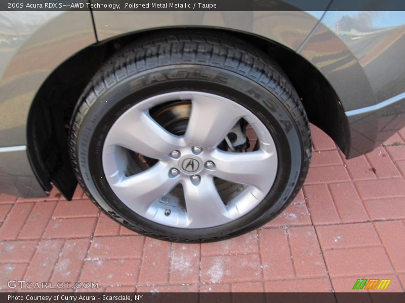 Polished Metal Metallic / Taupe 2009 Acura RDX SH-AWD Technology