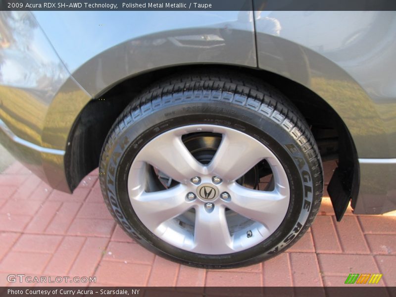 Polished Metal Metallic / Taupe 2009 Acura RDX SH-AWD Technology