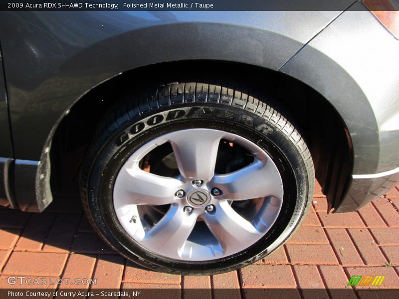 Polished Metal Metallic / Taupe 2009 Acura RDX SH-AWD Technology