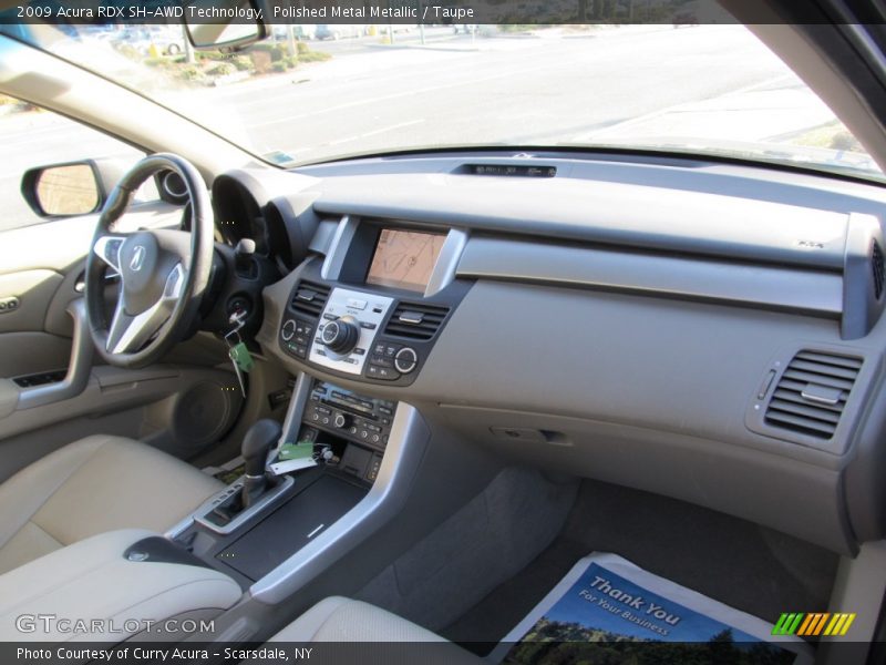 Polished Metal Metallic / Taupe 2009 Acura RDX SH-AWD Technology