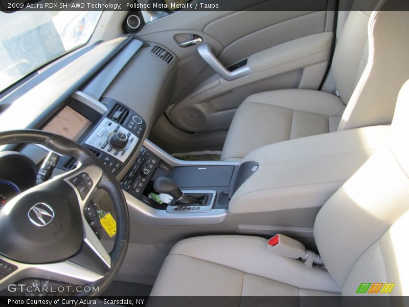 Polished Metal Metallic / Taupe 2009 Acura RDX SH-AWD Technology