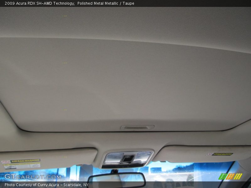 Polished Metal Metallic / Taupe 2009 Acura RDX SH-AWD Technology