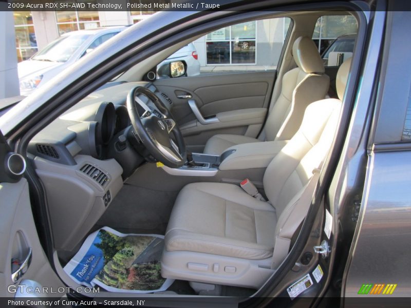 Polished Metal Metallic / Taupe 2009 Acura RDX SH-AWD Technology