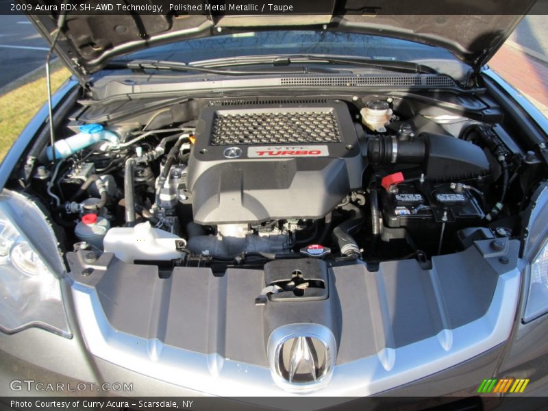 Polished Metal Metallic / Taupe 2009 Acura RDX SH-AWD Technology