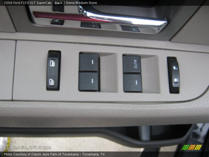 Black / Stone/Medium Stone 2009 Ford F150 XLT SuperCab