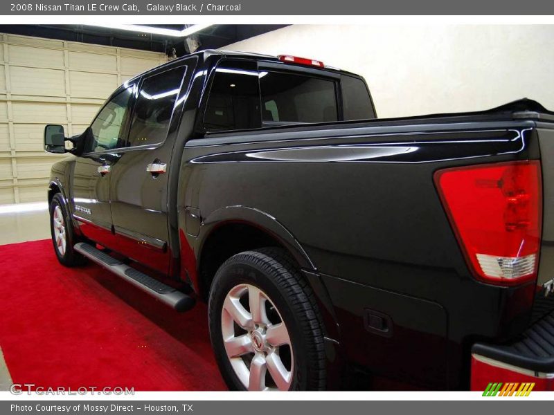 Galaxy Black / Charcoal 2008 Nissan Titan LE Crew Cab