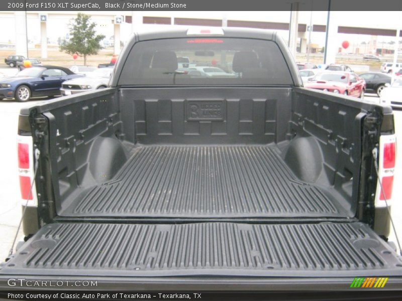 Black / Stone/Medium Stone 2009 Ford F150 XLT SuperCab
