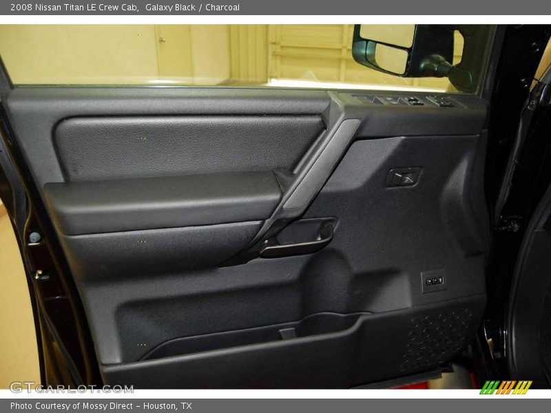 Galaxy Black / Charcoal 2008 Nissan Titan LE Crew Cab