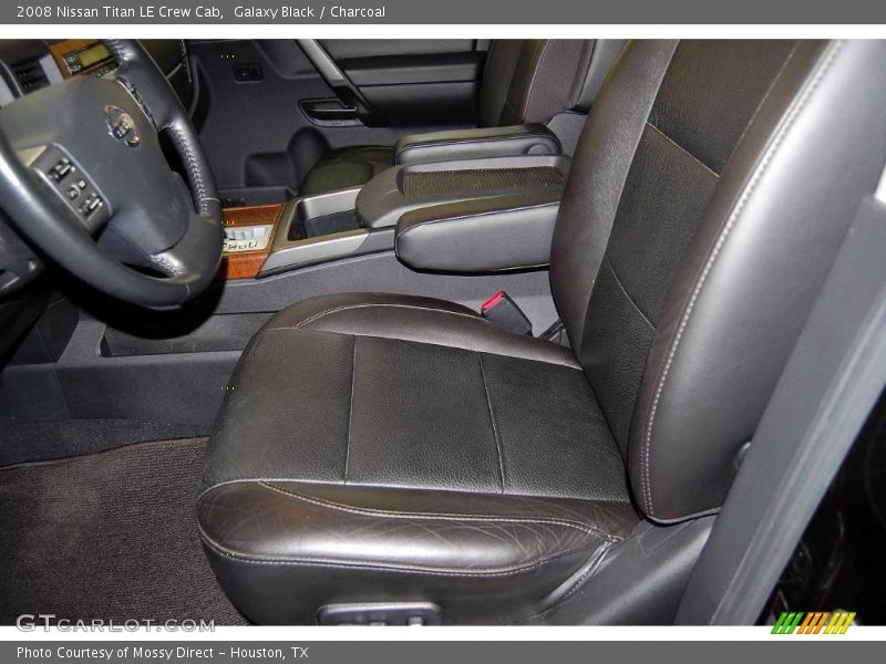 Galaxy Black / Charcoal 2008 Nissan Titan LE Crew Cab