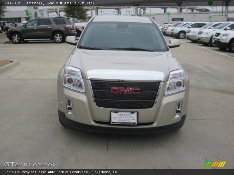 Gold Mist Metallic / Jet Black 2012 GMC Terrain SLE