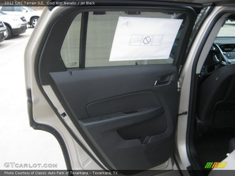 Gold Mist Metallic / Jet Black 2012 GMC Terrain SLE