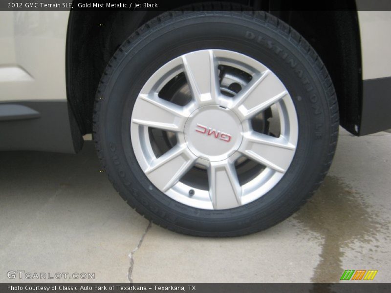 Gold Mist Metallic / Jet Black 2012 GMC Terrain SLE