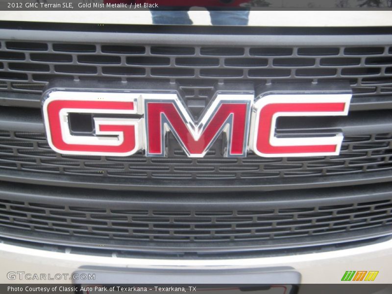 Gold Mist Metallic / Jet Black 2012 GMC Terrain SLE