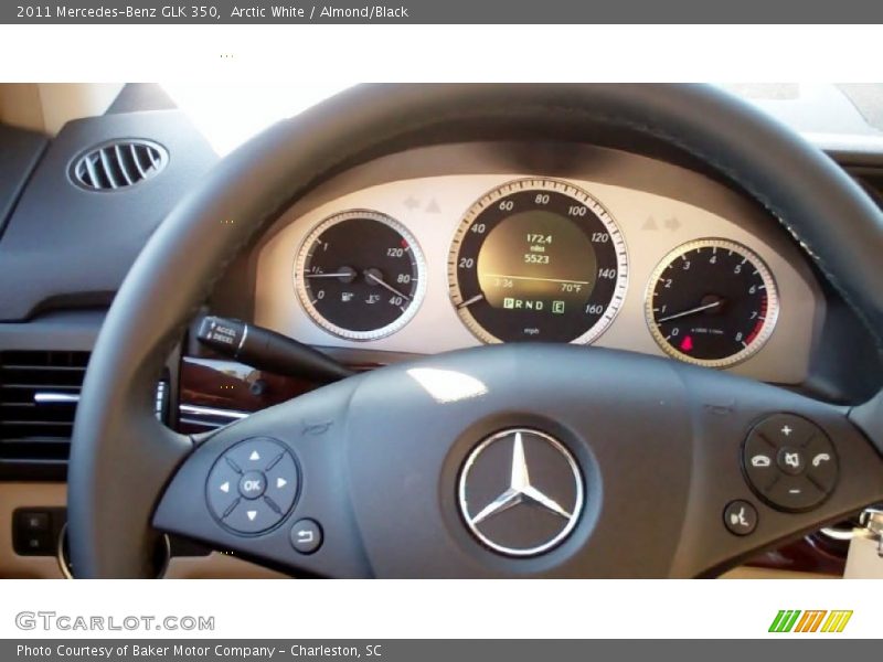 Arctic White / Almond/Black 2011 Mercedes-Benz GLK 350