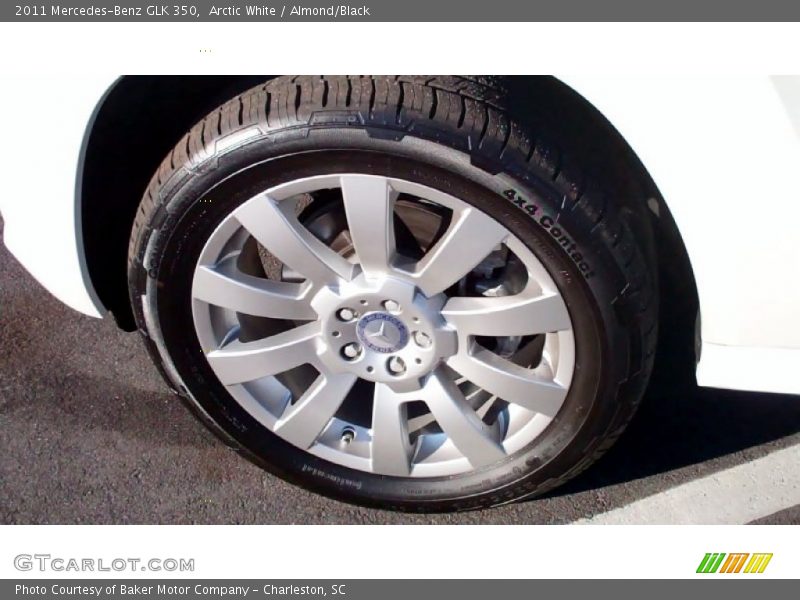 Arctic White / Almond/Black 2011 Mercedes-Benz GLK 350