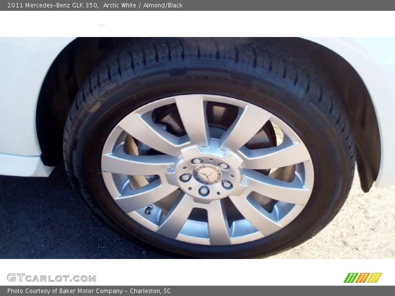 Arctic White / Almond/Black 2011 Mercedes-Benz GLK 350