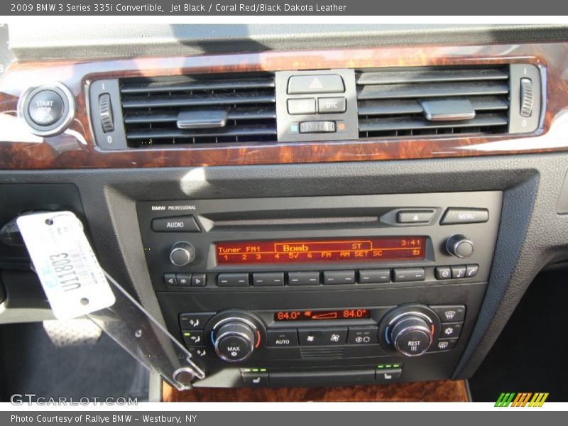 Jet Black / Coral Red/Black Dakota Leather 2009 BMW 3 Series 335i Convertible