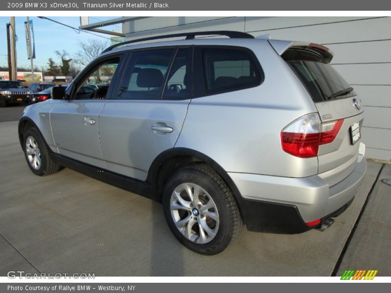 Titanium Silver Metallic / Black 2009 BMW X3 xDrive30i