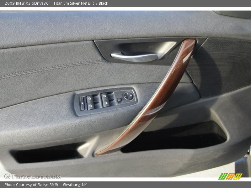 Titanium Silver Metallic / Black 2009 BMW X3 xDrive30i