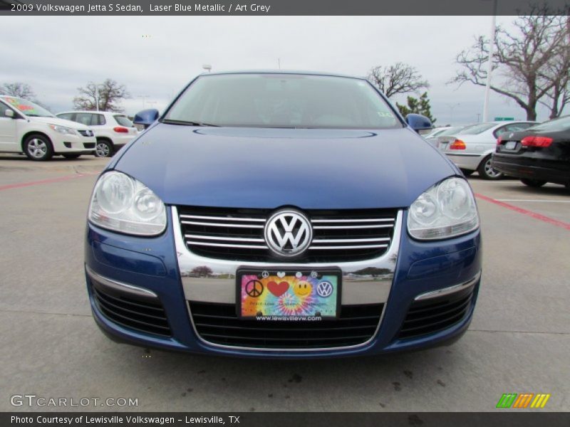 Laser Blue Metallic / Art Grey 2009 Volkswagen Jetta S Sedan